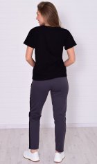 Костюм женский 5-342в (графит) от компании Новое Кимоно, г. Иваново