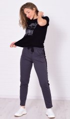 Костюм женский 5-342в (графит) от компании Новое Кимоно, г. Иваново