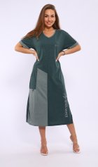 Платье женское 4-111а (изумруд) от компании Новое Кимоно, г. Иваново
