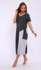 Платье женское 4-111 (антрацит) от компании Новое Кимоно, г. Иваново Платье женское 4-111 (антрацит) от компании Новое Кимоно, г. Иваново