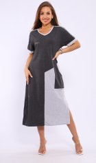 Платье женское 4-111 (антрацит) от компании Новое Кимоно, г. Иваново Платье женское 4-111 (антрацит) от компании Новое Кимоно, г. Иваново