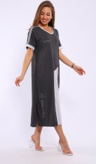 Платье женское 4-111 (антрацит) от компании Новое Кимоно, г. Иваново