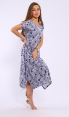 Платье женское 4-110 (индиго) от компании Новое Кимоно, г. Иваново