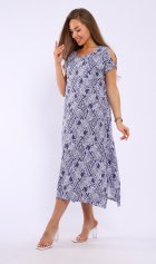 Платье женское 4-110 (индиго) от компании Новое Кимоно, г. Иваново