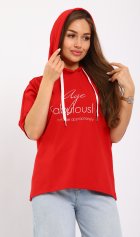 Футболка женская 6-207в (красный) от компании Новое Кимоно, г. Иваново