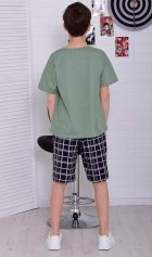 Костюм подростковый 11-066 (оливковый) от компании Новое Кимоно, г. Иваново