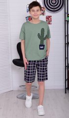 Костюм подростковый 11-066 (оливковый) от компании Новое Кимоно, г. Иваново Костюм подростковый 11-066 (оливковый) от компании Новое Кимоно, г. Иваново