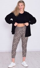 Бриджи женские 8-059а (бежевый) от компании Новое Кимоно, г. Иваново