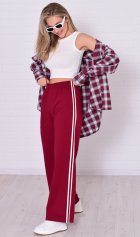 Брюки женские 8-055д (бордо) от компании Новое Кимоно, г. Иваново Брюки женские 8-055д (бордо) от компании Новое Кимоно, г. Иваново