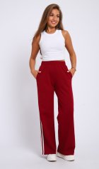 Брюки женские 8-055д (бордо) от компании Новое Кимоно, г. Иваново Брюки женские 8-055д (бордо) от компании Новое Кимоно, г. Иваново
