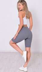 Велосипедки женские 8-063м (антрацит) от компании Новое Кимоно, г. Иваново