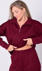 Костюм женский 5-354а (бордо) от компании Новое Кимоно, г. Иваново