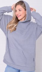 Толстовка базовая 6-218 (серый) от компании Новое Кимоно, г. Иваново