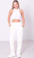 Брюки женские 8-048н (молоко) от компании Новое Кимоно, г. Иваново