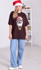 Футболка базовая 6-215е (шоколад) от компании Новое Кимоно, г. Иваново Футболка базовая 6-215е (шоколад) от компании Новое Кимоно, г. Иваново