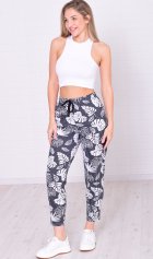 Брюки женские 8-031м1 (графит) Монстера от компании Новое Кимоно, г. Иваново Брюки женские 8-031м1 (графит) Монстера от компании Новое Кимоно, г. Иваново