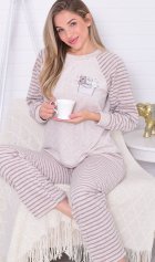 Пижама женская 1-248а (какао) от компании Новое Кимоно, г. Иваново Пижама женская 1-248а (какао) от компании Новое Кимоно, г. Иваново