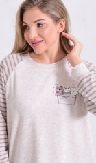 Пижама женская 1-248а (какао) от компании Новое Кимоно, г. Иваново Пижама женская 1-248а (какао) от компании Новое Кимоно, г. Иваново