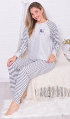 Пижама женская 1-248 (серый) от компании Новое Кимоно, г. Иваново Пижама женская 1-248 (серый) от компании Новое Кимоно, г. Иваново