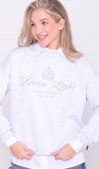 Свитшот женский 6-221б (серый меланж) от компании Новое Кимоно, г. Иваново