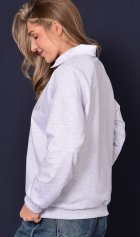 Свитшот женский 6-221б (серый меланж) от компании Новое Кимоно, г. Иваново Свитшот женский 6-221б (серый меланж) от компании Новое Кимоно, г. Иваново