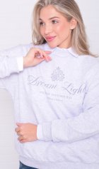 Свитшот женский 6-221б (серый меланж) от компании Новое Кимоно, г. Иваново