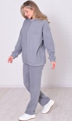 Толстовка женская 6-222 (серый) от компании Новое Кимоно, г. Иваново Толстовка женская 6-222 (серый) от компании Новое Кимоно, г. Иваново