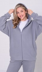Толстовка женская 6-222 (серый) от компании Новое Кимоно, г. Иваново