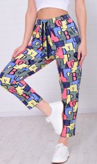 Брюки женские 8-031е1 (лимон) от компании Новое Кимоно, г. Иваново Брюки женские 8-031е1 (лимон) от компании Новое Кимоно, г. Иваново