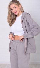 Костюм женский 5-356д (серый) от компании Новое Кимоно, г. Иваново