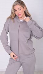 Костюм женский 5-356д (серый) от компании Новое Кимоно, г. Иваново