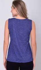 Майка женская 6-217а (индиго) от компании Новое Кимоно, г. Иваново