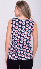 Майка женская 6-217ф (сине-красный) от компании Новое Кимоно, г. Иваново Майка женская 6-217ф (сине-красный) от компании Новое Кимоно, г. Иваново