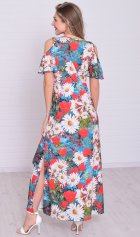 Платье женское 4-114д (индиго) от компании Новое Кимоно, г. Иваново