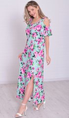 Платье женское 4-114г (ментол) от компании Новое Кимоно, г. Иваново