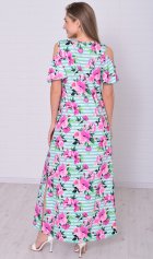 Платье женское 4-114г (ментол) от компании Новое Кимоно, г. Иваново Платье женское 4-114г (ментол) от компании Новое Кимоно, г. Иваново