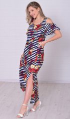 Платье женское 4-114в (синий) от компании Новое Кимоно, г. Иваново