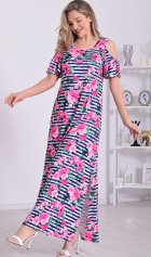 Платье женское 4-114а (розовый) от компании Новое Кимоно, г. Иваново