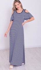 Платье женское 4-113 (синяя полоска) от компании Новое Кимоно, г. Иваново