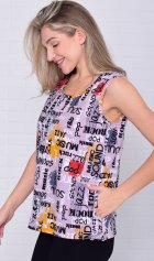 Майка женская 6-217п (сухая роза) от компании Новое Кимоно, г. Иваново