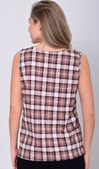 Майка женская 6-217о (коричневый) от компании Новое Кимоно, г. Иваново Майка женская 6-217о (коричневый) от компании Новое Кимоно, г. Иваново