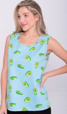 Майка женская 6-217х (авокадо) от компании Новое Кимоно, г. Иваново Майка женская 6-217х (авокадо) от компании Новое Кимоно, г. Иваново