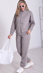 Костюм женский 5-354д (серый) от компании Новое Кимоно, г. Иваново