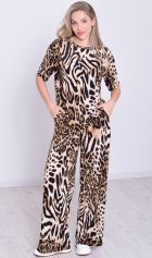 Костюм женский 5-353в (коричневый) от компании Новое Кимоно, г. Иваново