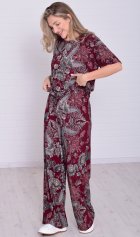 Костюм женский 5-353д (бордо) от компании Новое Кимоно, г. Иваново