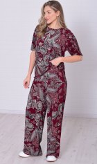 Костюм женский 5-353д (бордо) от компании Новое Кимоно, г. Иваново