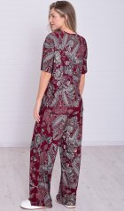 Костюм женский 5-353д (бордо) от компании Новое Кимоно, г. Иваново Костюм женский 5-353д (бордо) от компании Новое Кимоно, г. Иваново