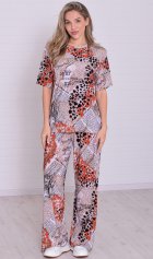 Костюм женский 5-353г (оранжевый) от компании Новое Кимоно, г. Иваново Костюм женский 5-353г (оранжевый) от компании Новое Кимоно, г. Иваново