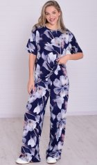 Костюм женский 5-353 (синий) от компании Новое Кимоно, г. Иваново