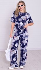 Костюм женский 5-353 (синий) от компании Новое Кимоно, г. Иваново